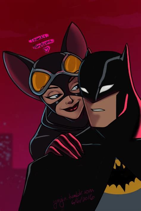 The Batman And Catwoman By Yunyin Batman Cartoon Batman And Catwoman