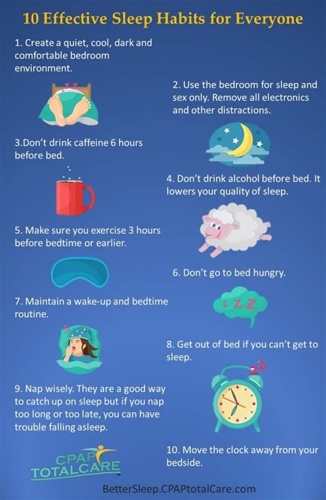 10 effective sleep habits for everyone healthy sleep habits sleeping habits healthy sleep