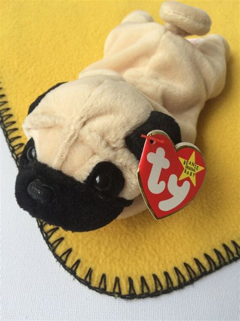 Pugsly The Pug Ty Beanie Baby Collection