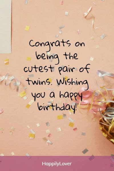 136 Happy Birthday Twins Wishes Messages And Quotes Happily Lover