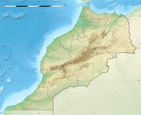 Mapa Geograficzna Maroka Topografia I Cechy Fizyczne Maroka