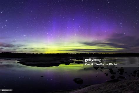 Northern Lights In Voyageurs National Park High Res Stock Photo Getty