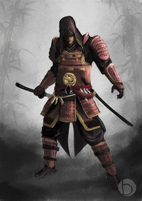 Japan Assassins Creed Concept 3d Fantasy Fantasy Warrior Medieval