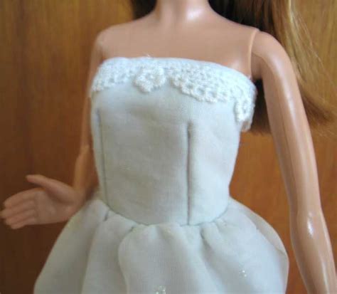 Janel Was Here Free Pattern For Barbie Strapless Dress Strapless Dress Pattern Barbie Dress
