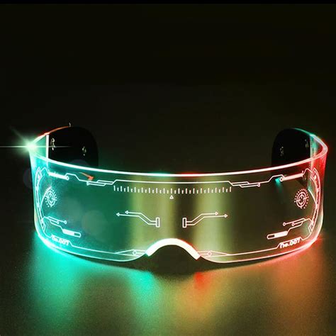 Futura Luminous Futuristic Multicolor Led Glasses Simply Novelty