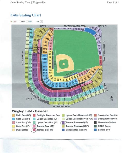 Chicago Cubs Seating View