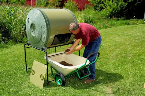 Large Compost Tumbler 224 Cubic Ft Capacity