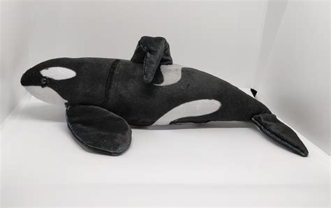 Tilikum The Orca Plushie Killer Whale Plush Etsy