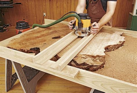 How To Work With Natural Edge Slabs Wood Magazine