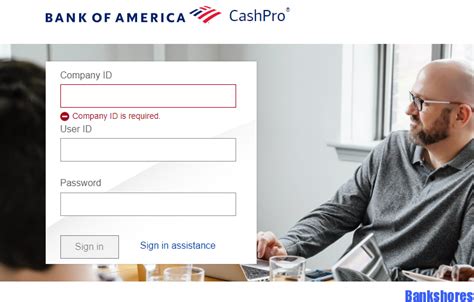 Bank Of America Cashpro Login Contact Support Bankshores