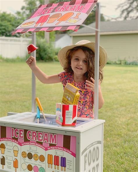 Ice Cream Stand For Kids Play Ice Cream Ice Cream Stand Ice Cream Cart