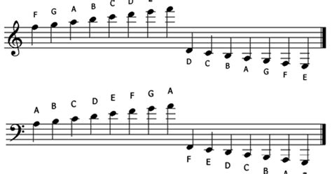 How To Read Bass Clef Ledger Lines Bass Clef Notes