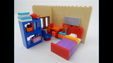 Furnitures Of Barts Room From The Simpsons House Lego Set