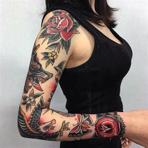 It features a very traditional design that is. Top 110 Best Traditional Tattoo Ideas For Women - Old ...