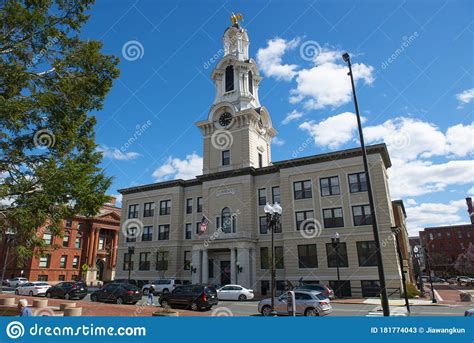 Lawrence City Hall in Lawrence, Massachusetts, USA Editorial Stock