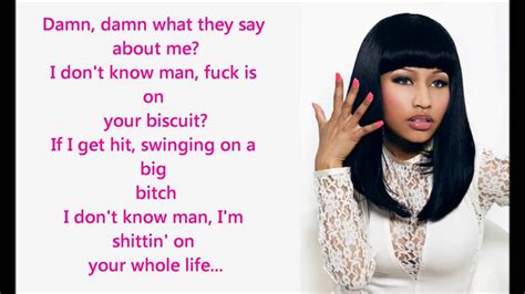 Beez In The Trap Lyrics Nicki Minaj Ft 2 Chainz YouTube