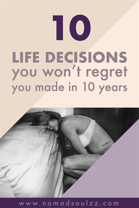 10 Life Decisions You Wont Regret You Made In 10 Years Life