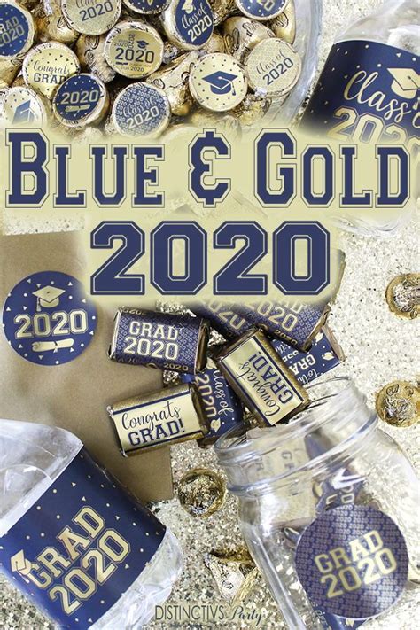 Read reviews from world's largest community for readers. Blue and Gold Class of 2020 Favor Ideas | Gold graduation party, Graduation invitations ...