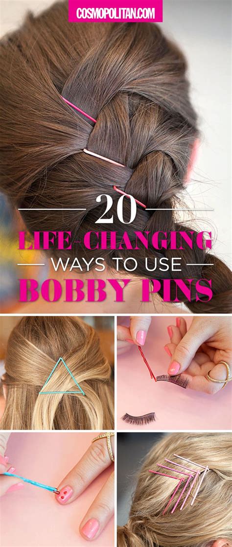 20 Life Changing Ways To Use Bobby Pins Beauty Hacks Hair Styles Beauty