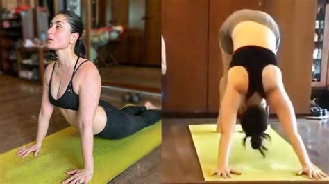 Kareena Kapoor Celebrate International Yoga Day 2020 Hard Yoga Workout Youtube