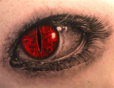 Red Eye Tattoo Design Evil Eye Tattoo Insane Tattoos Eye Tattoo