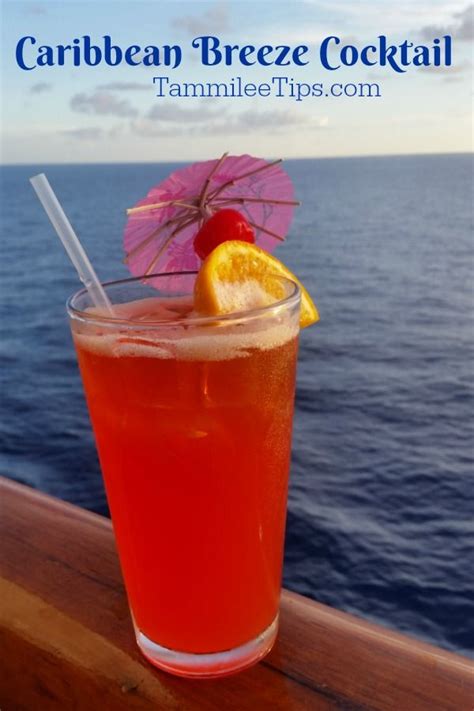 Copy Cat Carnival Caribbean Breeze Cocktail Recipe Tammilee Tips Cocktail Recipes Delicious