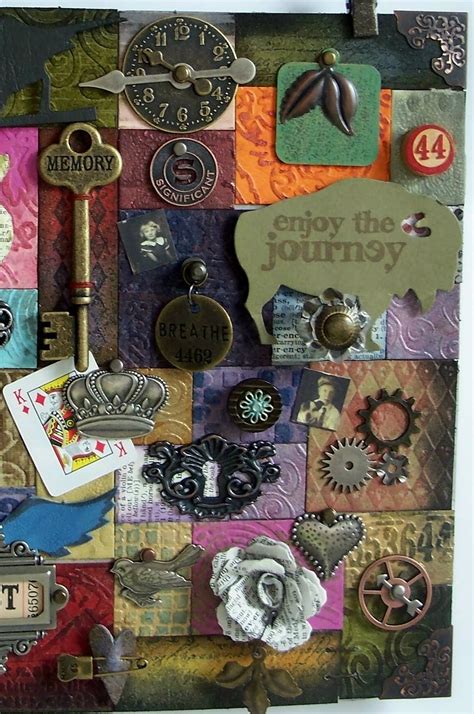Sues Rubber Stamping Adventures Tim Holtz Class Project Finished