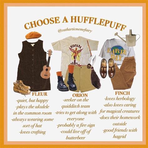 Hufflepuff Moodboard Harry Potter Outfits Hogwarts Outfits
