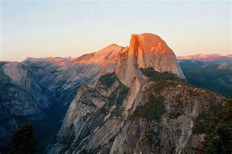 Yosemite Sunset On Half Dome From Glacier Point Photo By T Storlie