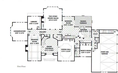 The 23 Best Luxury Estate Floor Plans House Plans