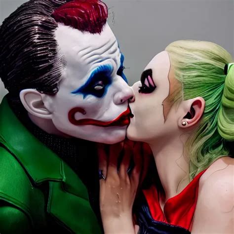 Joker Kissing Harley Quinn