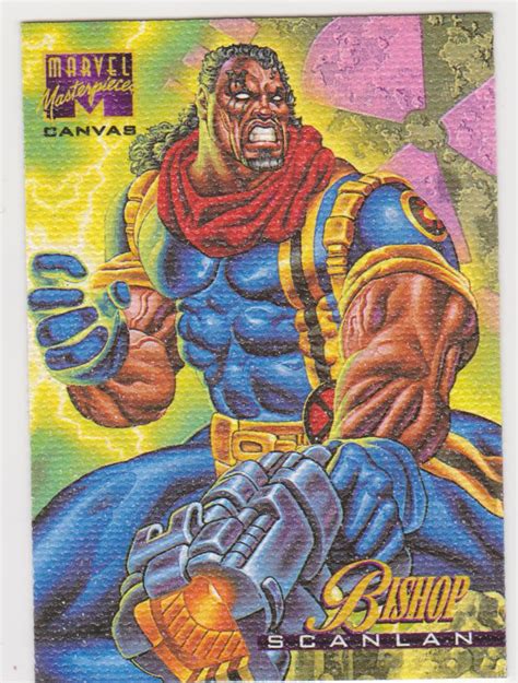 1995 Marvel Masterpieces Canvas 3 Bishop Comic Collectibles