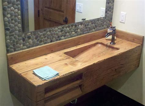 Double Bathroom Sink Natural Wooden Touch Of Corner Bathroom Sink The