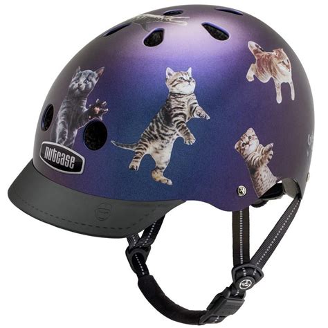 Obsession Over Nutcase Helmets Cats Helmet Space Bikes Cycling Style Fashion