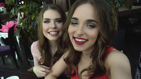 Best Friends Taking Selfie With Smartphone Stock Footage SBV Storyblocks