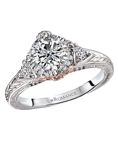 Vintage Semi Mount Ring Engagement Rings Romance Engagement Rings