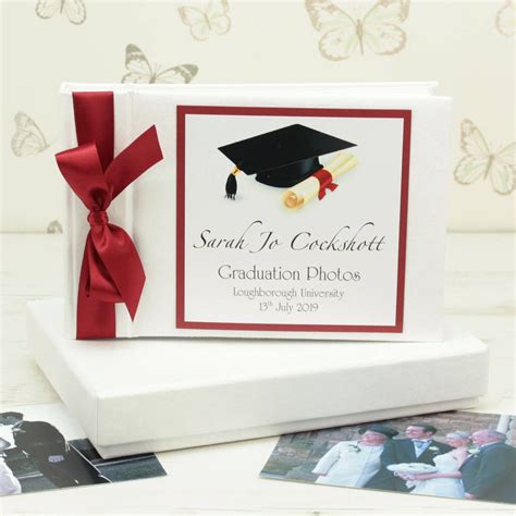 Personalised Graduation Photo Album In 2020 Personalized Graduation