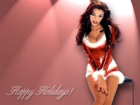 All World Wallpapers Christmas Sexy Models Wallpaper