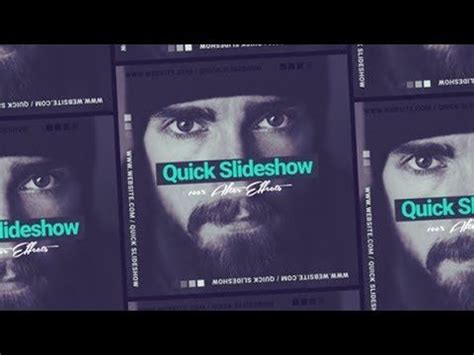 Create stunning motion graphics with our free after effects templates! Quick Slideshow | After Effects Template | After effects ...
