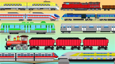Trains Learn Train Names Transpotation Vehicles Train Names For