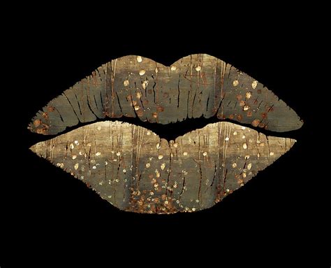Golden Motes Kiss Digital Art By Tina Lavoie Fine Art America