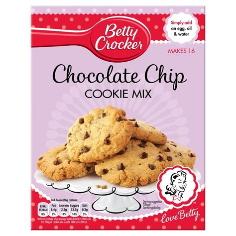 Betty Crocker Chocolate Chip Cookie Mix 200g Richmonds British Food