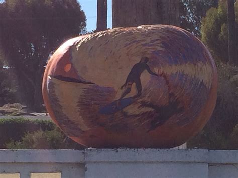 Surf It Pumpkin Carving Globe