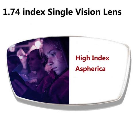 1 74 single vision finished aspheric hmc lens