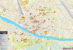 Tourist map of Florence with sightseeings - Ontheworldmap.com