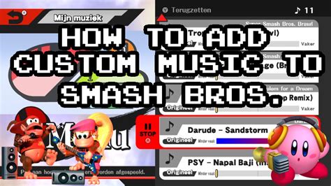 How To Add Custom Music To Smash Bros Super Smash Bros Wiiu Tutorials