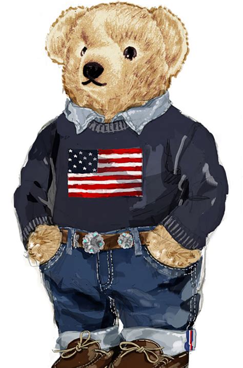 The palace x polo ralph lauren collaboration is the best streetwear collaboration. Polo Bear Vector at Vectorified.com | Collection of Polo ...