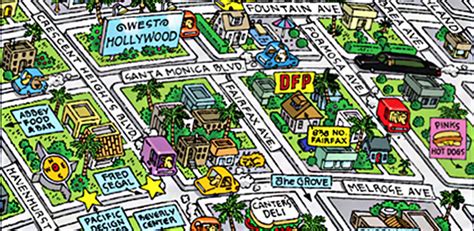 Fun Whimsical Cartoon Maps By Bron Smith The Wallbreakers