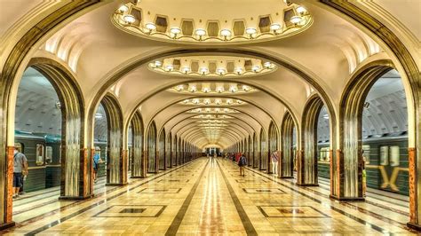 The Top 7 Most Beautiful Moscows Metro Stations Youtube