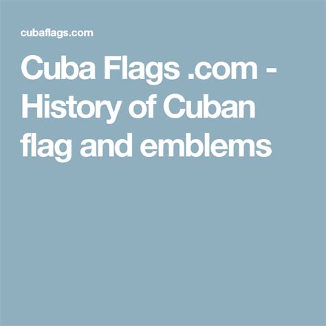 Cuba Flags Com History Of Cuban Flag And Emblems Cuba Flag Cuban
